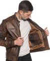 U05---Biker-Uomo-Marrone-in-vera-pelle