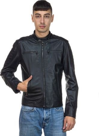 U05---Biker-Uomo-Nero-in-vera-pelle