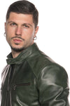 U06---Giacca-Uomo-Verde-in-vera-pelle