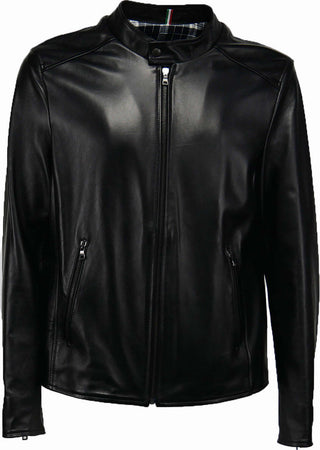 U09---Giacca-Uomo-Nera-in-vera-pelle