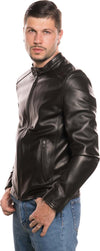 U09---Giacca-Uomo-Nera-in-vera-pelle