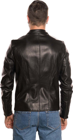 U09---Giacca-Uomo-Nera-in-vera-pelle