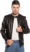 U09---Giacca-Uomo-Nera-in-vera-pelle