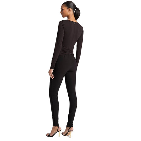 MICHAEL KORS tute a manica lunga donna michael kors - twst frnt mix fb jumpsuit - nero da donna