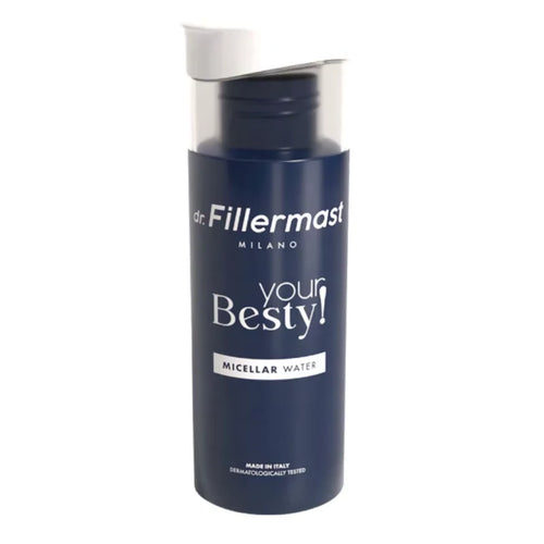 dr.Fillermast milano your besty! acqua micellare per detergere la pelle rimuovendo trucco, impurità e smog senza alterarne l’idratazione 150 ml