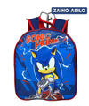 ZAINO ASILO SONIC PRIME SCUOLA TEMPO LIBERO BAMBINO 30 CM