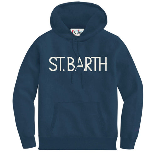 MC2 SAINT BARTH felpe con cappuccio uomo mc2 saint barth - jake hood st barth 61 emb - blu da uomo