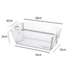 JANE' Stand Supporto con Vaschetta da Bagno Pieghevole Oasis - colore WHITE