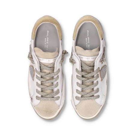 Philippe Model sneaker donna philippe model - prsx low woman - bianco da donna