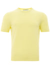 Gran Sasso T-Shirt Mezzo Manica in Giallo da uomo