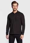 calvin klein POLO stretch pique ls polo da uomo