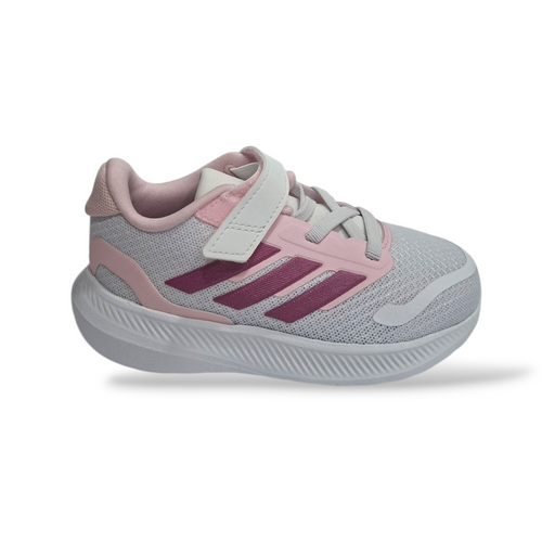 Adidas Runfalcon Bambina Bianco Rosa Fuxia | Scarpe Sportive con Velcro Primavera Estate