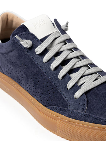 P448 Sneakers Soho-W blu Scamosciate da donna