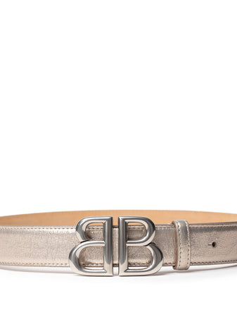 Balenciaga Cintura Monaco Color Metal Platino da donna