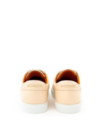 Burberry Sneaker in Pelle Cipria da donna