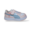 Puma Caven Sneakers Bambina Rosa Bianco Celeste – Velcro e Lacci | Taglie 20-35
