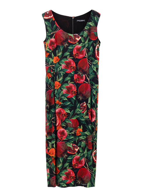 Dolce & Gabbana Abito con Stampa Melograni da donna