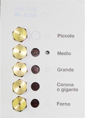 Ugelli 9 mb gas metano confezione 5 ugelli 4 fuochi + forno Casa e cucina/Grandi elettrodomestici/Accessori e parti di ricambio/Ricambi e accessori per forni/Altri ricambi per forni Rossi Ricambi - Venetico Marina, Commerciovirtuoso.it