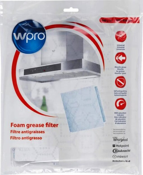 UGF015-Filtro-WPro-per-Cappa-Aspirante,-Antigrasso-Ritagliabile-470x970-mm-con-Indicatore-Saturazione