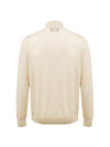 Gran Sasso Maglia Beige con Zip Manica Lunga da uomo