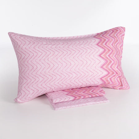 Lenzuola Singolo Chevron Maè Via Roma 60 Cotone