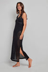 Abito lungo Gisela 2/40025U taglia M, tessuto crochet traforato, stile estivo boho chic, perfetto come copricostume o abito midi.