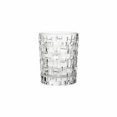 Bicchiere DOF 33 cl Bossa Nova 92054 di Nachtmann in vetro trasparente con trama intrecciata