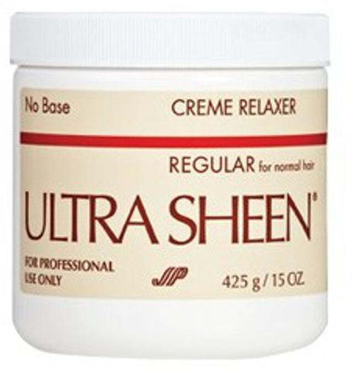 Ultra Sheen Cream Relaxer Regular 425g Crema Balsamo Stiraggio per Capelli Più Lisci E Lucenti