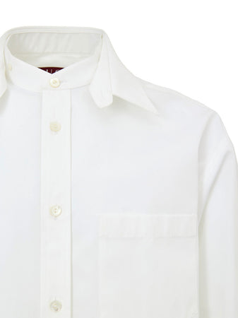 Gucci Camicia in Popeline di Cotone con Doppio Colletto da uomo