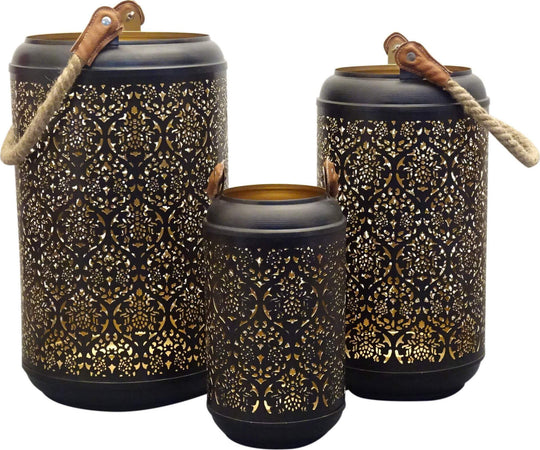 UMEKA---set-di-3-lanterne-in-metallo-Nero-Milani-Home