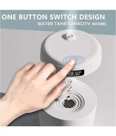Umidificatore Aria Antigravità Diffusore Aromi Goccia Acqua Orologio Aromaterapia