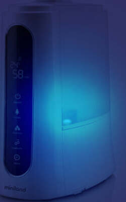 Umidificatore Miniland Humitouch Pure Fai da te/Prodotti per la costruzione/Riscaldamento e raffreddamento/Sistemi mobili di climatizzazione/Umidificatori La Casa Del Bebè - Napoli, Commerciovirtuoso.it