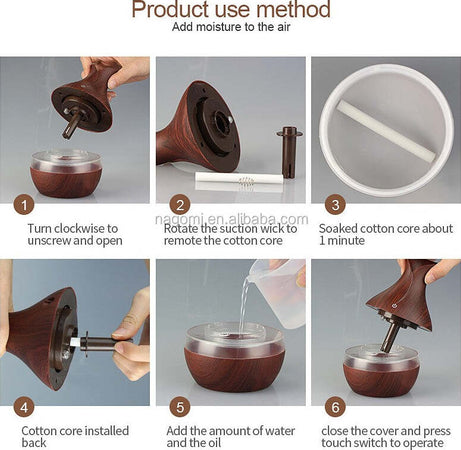 Umidificatore Ultrasuoni Diffusore Di Aromi Oli Essenziali Per Aromaterapia Ascu Casa, arredamento e bricolage > Accessori Casa > Diffusore Ambiente Trade Shop italia - Napoli, Commerciovirtuoso.it
