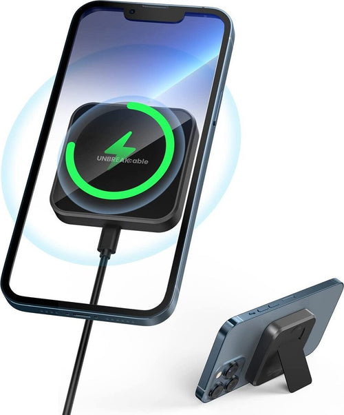 UNBREAKcable 15W Caricatore Wireless Magnetico Veloce, Caricabatterie Rapida Senza Fili Qi, Pad di Ricarica Wireless Rapida per iPhone 13/13 PRO/ 13 PRO Max/ 13 Mini/ 12/12 PRO/ 12 PRO Max/ 12 Mini