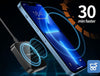 UNBREAKcable 15W Caricatore Wireless Magnetico Veloce, Caricabatterie Rapida Senza Fili Qi, Pad di Ricarica Wireless Rapida per iPhone 13/13 PRO/ 13 PRO Max/ 13 Mini/ 12/12 PRO/ 12 PRO Max/ 12 Mini