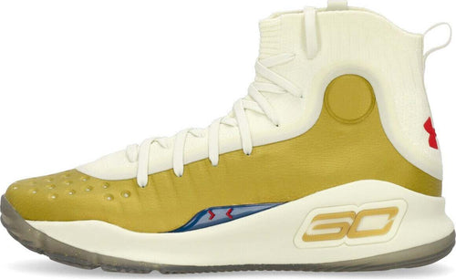 UNDER-ARMOUR-Scarpa-Basket-Uomo-Curry-4-Retro-Lemon-Ice-da-uomo