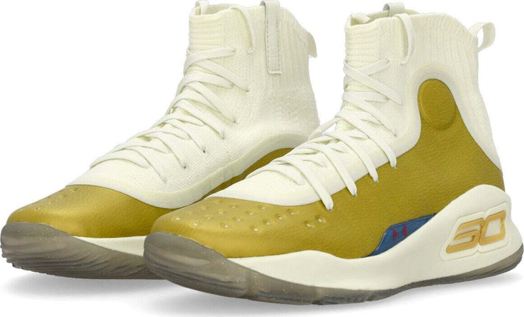 UNDER-ARMOUR-Scarpa-Basket-Uomo-Curry-4-Retro-Lemon-Ice-da-uomo