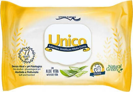 UNICO Salviettine Umidificate Effetto Crema 72 pezzi Sterilfarma® Unico Salviettine Umide per Bambini Salviettine Sanitaria Gioia del Bimbo - Villa San Giovanni, Commerciovirtuoso.it