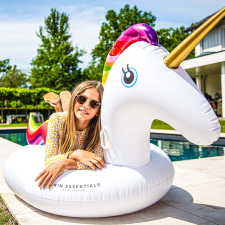 Unicorno Gonfiabile Swim Essentials Bianco XL Giochi e giocattoli/Sport e giochi all'aperto/Giochi aquatici e piscine per bambini/Canotti e gonfiabili galleggianti La Casa Del Bebè - Napoli, Commerciovirtuoso.it