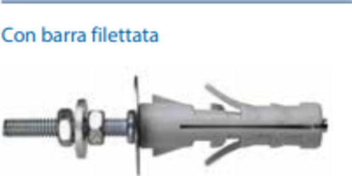 UNIFIX---10-TASSELLI-IN-NYLON-CON-BARRA-FILETTATA-4MM-9MM