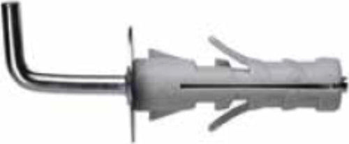 UNIFIX---6-PEZZI---TASSELLO-IN-NYLON-CON-PITONERIA-A-GANCIO-LUNGO-12MM