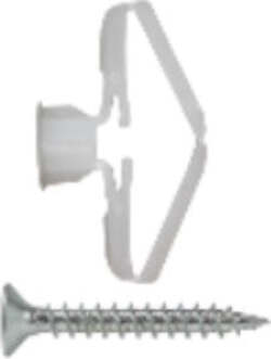UNIFIX---TASSELLO-IN-NYLON-PER-PARETI-VUOTE-PV-CON-VITE-A-TESTA-PIANA-SVASATA-ZINCATA-9X38MM-10PZ