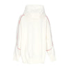 Nike Felpa Cappuccio Donna W Sportswear Swoosh Oversize Hoodie Sail/sail/university Red da donna