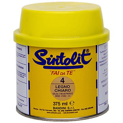 Sintolit stucco per riparazione legno chiaro e scuro ml 375