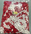 PROMAX - CATENA SEGNALETICA BIANCA E ROSSA IN PLASTICA 25 METRI + 10 ANELLI