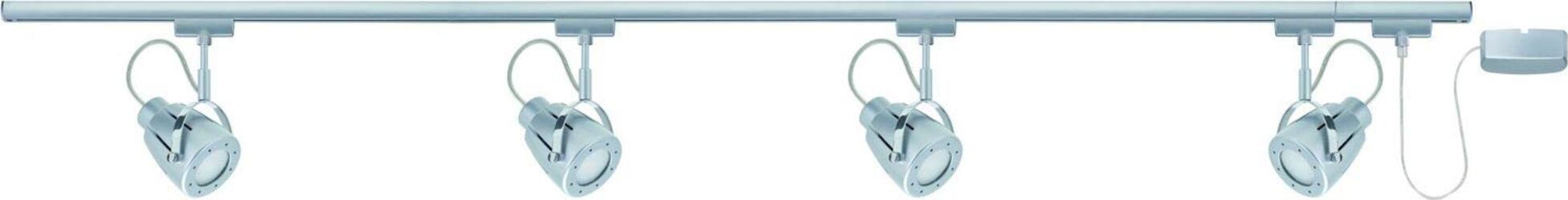 URail,-Energy-saving-bulb-set,-4x11W,-Mega-230V,-GU10,-Chrome-matt