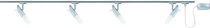 URail,-Energy-saving-bulb-set,-4x9W,-Pherus-230V,-E14,-Chrome
