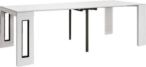 URANIA---consolle-allungabile-moderna-di-design-cm-90-x-45/95/145/195/245/295-x-76-h-Bianco-Milani-Home