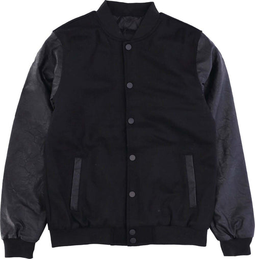 URBAN-CLASSICS-Giubbotto-College-Uomo-Oldschool-College-Jacket-Black/black-da-uomo