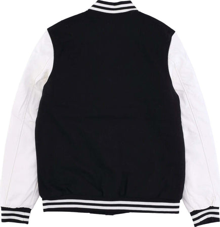 URBAN-CLASSICS-Giubbotto-College-Uomo-Oldschool-College-Jacket-Black/white-da-uomo